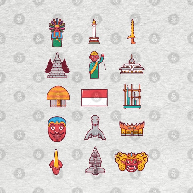 cute indonesia icon by ginanperdana